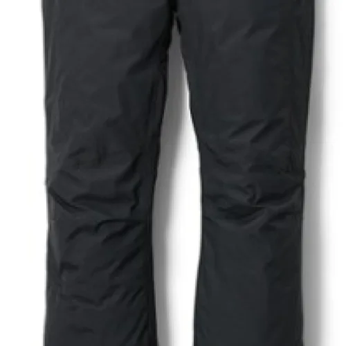 Snow pants, women's black, medium