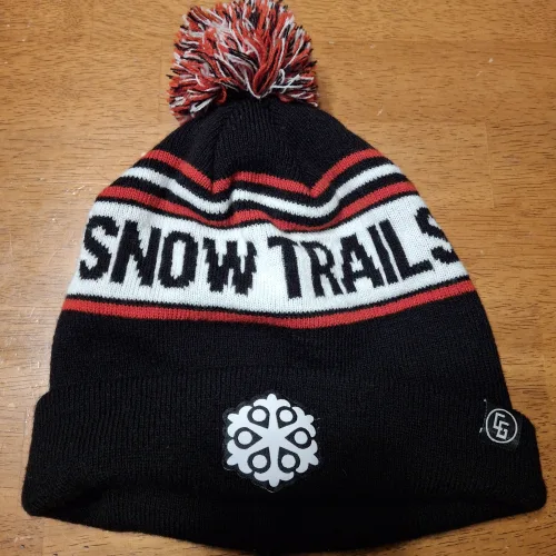 Pompom winter hat